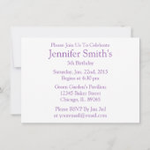 Uitnodigingen van Rainbow Doodle Birthday Party (Achterkant)