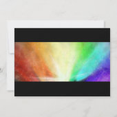 Uitnodigingen van Rainbow Glow Dance Party (Achterkant)