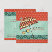 Uitnodigingen van Rainy Day Party (Voorkant / Achterkant)