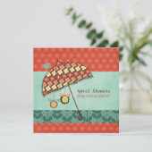 Uitnodigingen van Rainy Day Party (Staand voorkant)