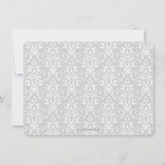 Uitnodigingen van Red Gift Bow Holiday Party (Achterkant)