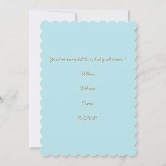 Uitnodigingen van Renee Lavoie om zeemeerminnen te (Achterkant)