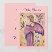 Uitnodigingen van Renee om de juffrouw van mama te (Voorkant / Achterkant)