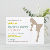 Uitnodigingen van Retro Divorce (Staand voorkant)