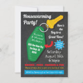 Uitnodigingen van Retro Housewarming Party (Voorkant)