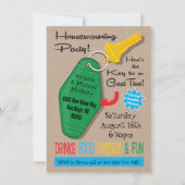 Uitnodigingen van Retro Housewarming Party (Voorkant)