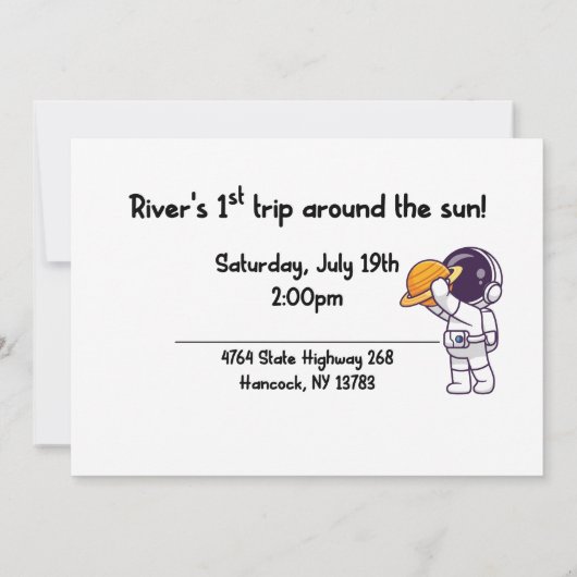 Uitnodigingen van River (Achterkant)