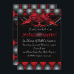 Uitnodigingen van Ruby Masquerade Party<br><div class="desc">Ruby Red Masquerade-uitnodigingen. Een prachtig middenmasker met getande accenten.
Deze elegante,  masquerade partijuitnodiging kan voor een aantal soorten partijen worden gebruikt: Birthdays,  weet je 16,  Vrijgezellenfeest of proms!
De opties van de douane zijn beschikbaar gelieve Metro-Gebeurtenissen voor meer informatie te contacteren.</div>