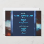 Uitnodigingen van ruimtethemagepartities - pas sja (Achterkant)