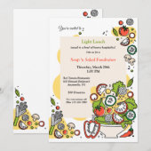 Uitnodigingen van Salad Bowl (Voorkant / Achterkant)