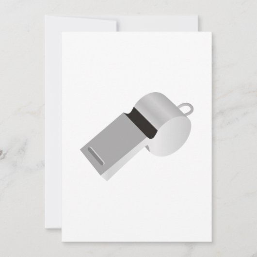 Uitnodigingen van scheidsrechters fluiten (Voorkant)