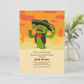 Uitnodigingen van Señor Cactus Birthday Party (Staand voorkant)