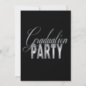 Uitnodigingen van Silver- en Black Graduation Part (Achterkant)