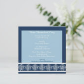 Uitnodigingen van Snow Wonderland Party (Staand voorkant)