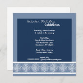 Uitnodigingen van Snow Wonderland Party (Voorkant / Achterkant)