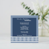 Uitnodigingen van Snow Wonderland Party (Staand voorkant)