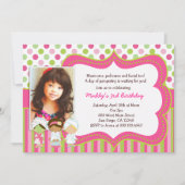 Uitnodigingen van Spa Manicure Pedicure Birthday P (Voorkant)