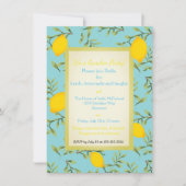 Uitnodigingen van speciale Lemon Tree Garden Party (Voorkant)