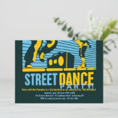 Uitnodigingen van Street Dance Party (Staand voorkant)