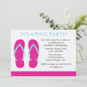 Uitnodigingen van teenslippers (Staand voorkant)