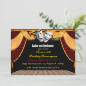 Uitnodigingen van theatrale partijen (Staand voorkant)