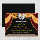 Uitnodigingen van theatrale partijen (Voorkant / Achterkant)