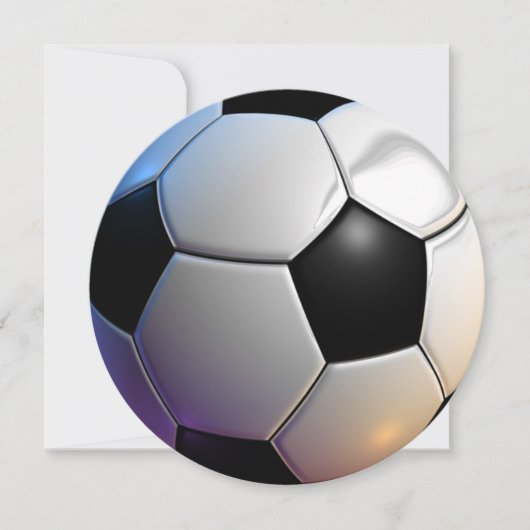 Uitnodigingen van themaconceregels voetbal (Voorkant)