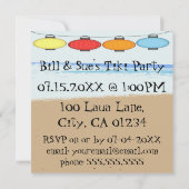 Uitnodigingen van Tiki-partij (Achterkant)