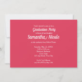 Uitnodigingen van Trendy Photo Graduation Party (Achterkant)