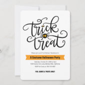 Uitnodigingen van trick or treat Halloween Party (Voorkant)