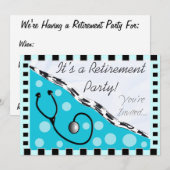 Uitnodigingen van uittredingspartijen bij verpleeg (Voorkant / Achterkant)