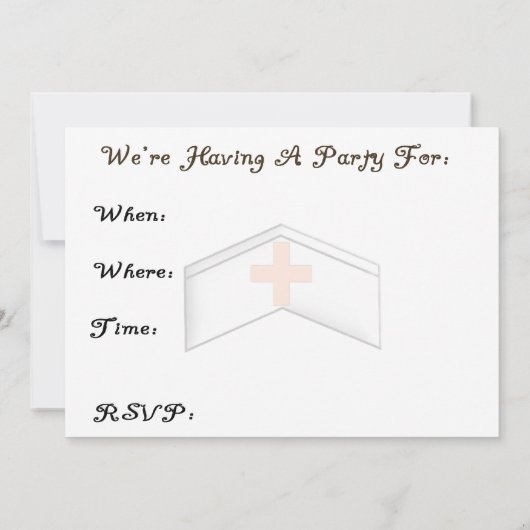 Uitnodigingen van uittredingspartijen bij verpleeg (Achterkant)