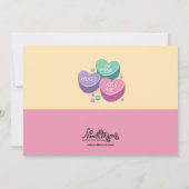 Uitnodigingen van Valentijnsdag Party (Achterkant)