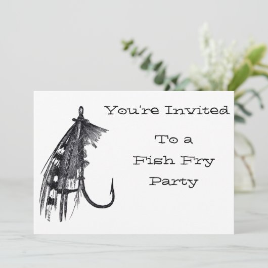 Uitnodigingen van viskwekerijen (Staand voorkant)