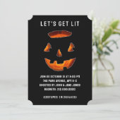 Uitnodigingen van volwassen Halloween-partijen (Staand voorkant)