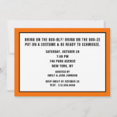 Uitnodigingen van volwassen Halloween-partijen (Achterkant)