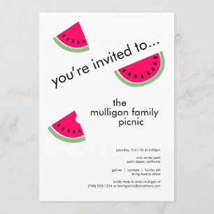 Uitnodigingen van Watermeloenen voor elke gelegenh