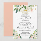 Uitnodigingen van waterverf Engagement Party (Voorkant / Achterkant)