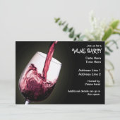 Uitnodigingen van wijnpartijen (Staand voorkant)