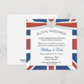 Uitnodigingen van William & Kate Wedding Watch Par (Voorkant / Achterkant)