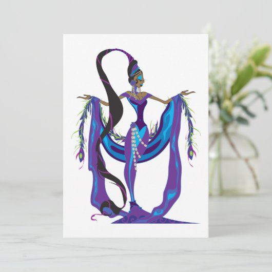 Uitnodigingen van Yemaya Olokun (Staand voorkant)