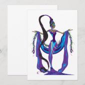 Uitnodigingen van Yemaya Olokun (Voorkant / Achterkant)