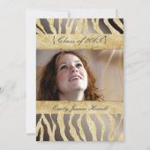 Uitnodigingen van Zebra/Afstuderen (Voorkant)