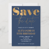 Uitnodigingen voor 11e verjaardag Save the date Go (Voorkant)