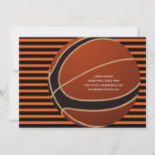 UITNODIGINGEN VOOR 1e VERJAARDAG BASKETBAL JONGENS (Achterkant)