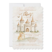 🏰✨ Uitnodigingen voor 1e verjaardag van Enchanted