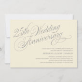 Uitnodigingen voor 25-jarig jubileum (Voorkant)