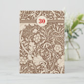 Uitnodigingen voor 30-jarig jubileum (Staand voorkant)