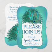 Uitnodigingen voor 30e verjaardag (Voorkant / Achterkant)