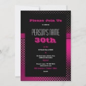 Uitnodigingen voor 30e verjaardag - AANGEPAST (Achterkant)